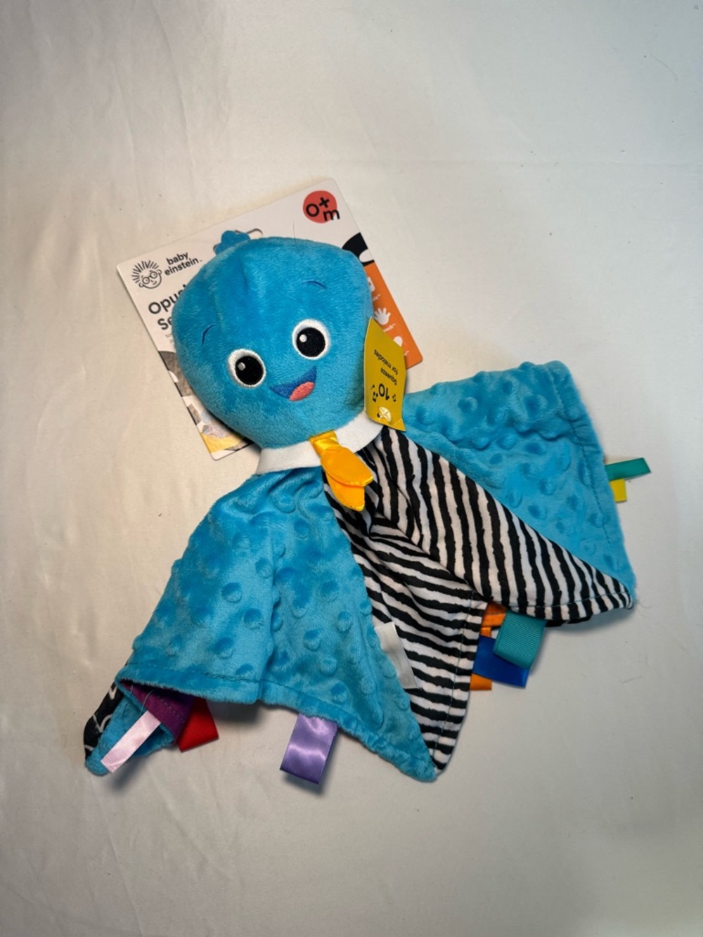 Baby Einstein Blue Octopus Sensory Comfort Lovey